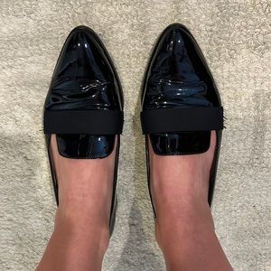 J.Crew patent leather loafers
